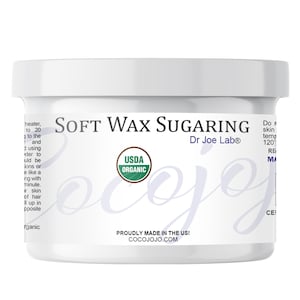 Organic Sugar Wax: Natural Hair Removal Paste For Face and Body -Bulk Sizes
