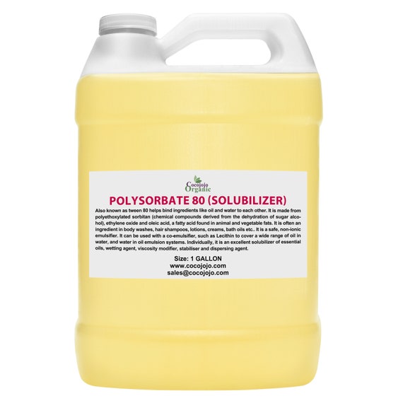 Polysorbate 80 Solubilizer Natural Cosmetic Ingredient for DIY