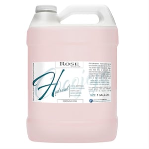 Rose Water Hydrosol & Glycerin Toner: Natural, Facial, Skin, Hair, Body -Bulk