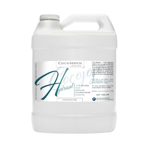 Cucumber Hydrosol: Hydrating, Steam Distilled, Natural Facial Toner, Skin & Bodycare -Bulk