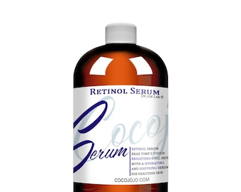 Retinol Serum with Bakuchiol and Niacinamide Advanced Technology for Skin Renewal and Radiance 100% Pure Natural Non-GMO for Face Body BULK