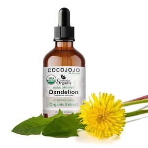 Organic Dandelion Extract: USDA Certified, Alcohol-Free Pure Drops