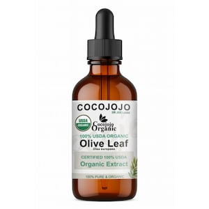 Organic Olive Leaf Extract: Radiant Skin & Lustrous Hair - USDA Certified, Non-GMO, Organic, Natural