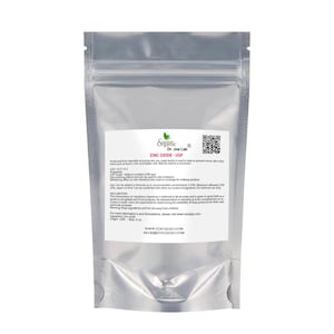 Zinkoxid-Pulver - Pur, Massengut USP-Qualität für DIY Beruhigende Hautpflege Gesicht Gesichtscreme Lotionen Sonnenschutz Make-up UV-Schutz