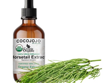 Organic Horsetail Extract: Alcohol-Free USDA Certified Pure Drops