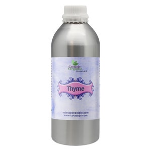 Pure Thyme Essential Oil: Natural Vegan Non-GMO Skin & Hair Care (32 oz)