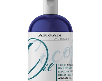 Huile d'argan - 100 % pure, partiellement filtrée, non OGM, désodorisée, non parfumée, en gros, 16 oz d'huile de support pour formulation cosmétique, peau, cheveux