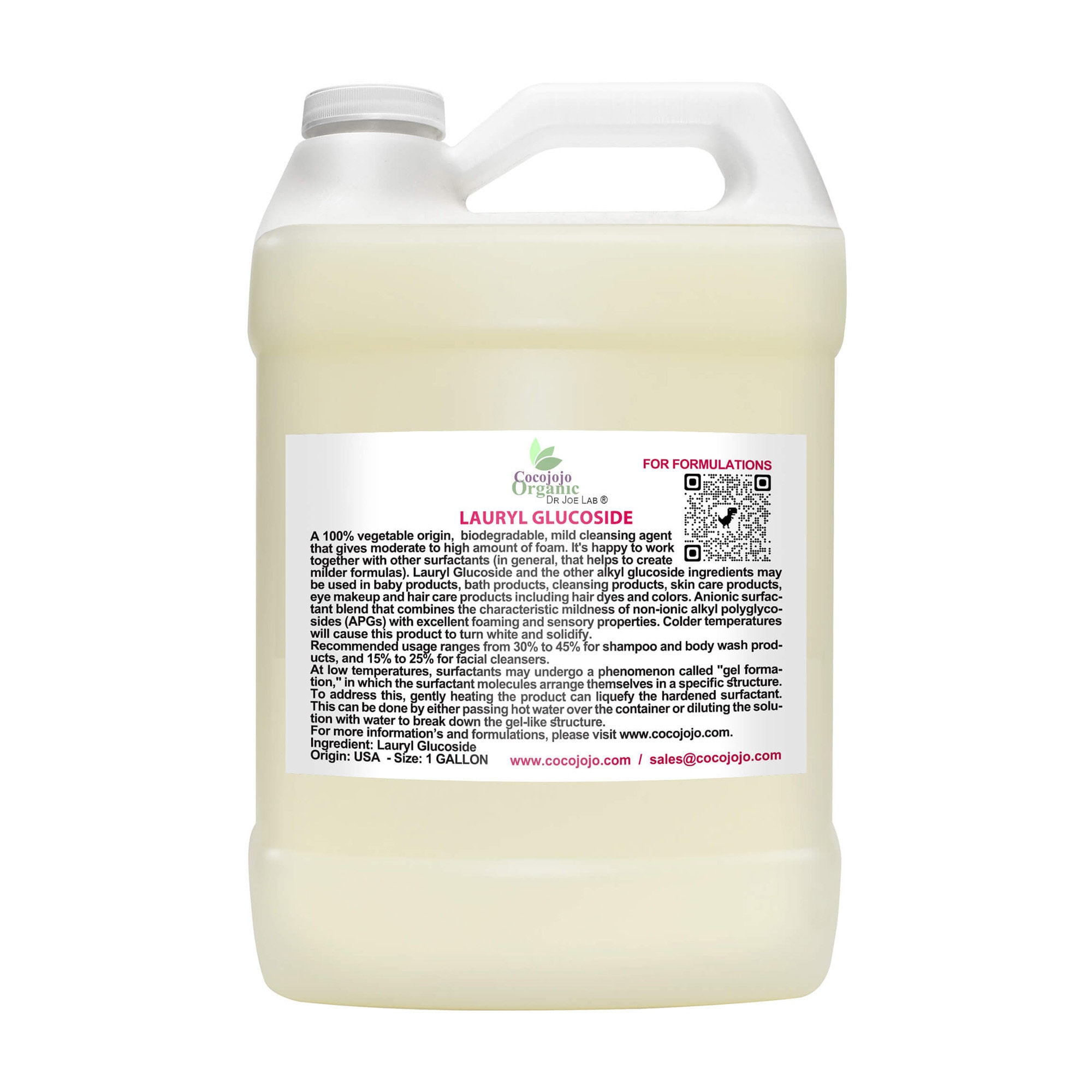 ラウリルグルコシド - 天然界面活性剤 - 植物由来 非遺伝子組み換え エコサート準拠 非イオン性泡洗浄 DIY 石鹸 シャンプー ベビークレンザー  - Etsy 日本