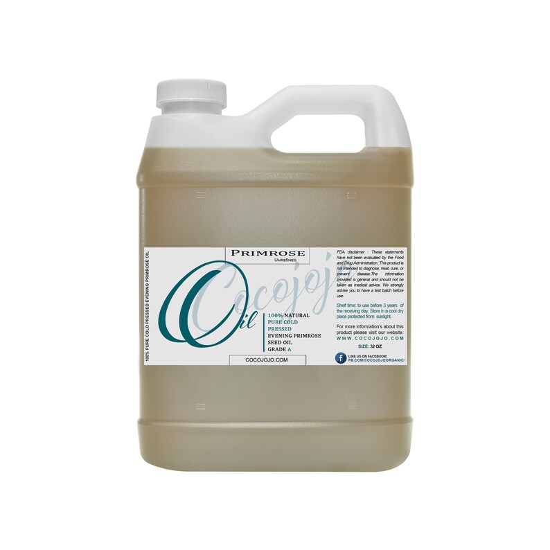 100 Pure Evening Primrose Oil for Hair and Skin All Natural Etsy