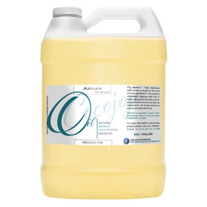 Argan Oil: Refined, Extra Virgin, Cold Pressed, Unscented, Carrier DIY Hair, Skin, Facecare (1oz-1Gal)