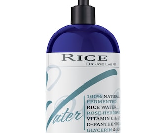Fermentierte Reiswasser Rose Mix: SLS und Paraben-Freies Haar Wachstumsmittel Körper & Haut (16oz)