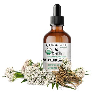 Organic Valerian Extract: USDA Certified Alcohol-Free Pure Drops