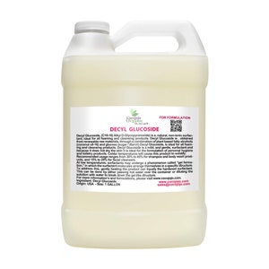 Tensioactif décyl glucoside : végétalien, sans OGM pour peau sensible DIY pour savons et shampoings (112 oz/7 lb)