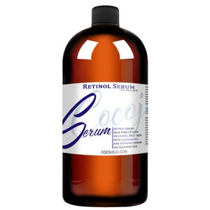 Sérum au rétinol bakuchiol : soins du visage et de la peau anti-âge, purs, raffinés, sans OGM (32 oz) en gros