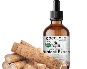 Organic Burdock Extract: USDA Certified, Alcohol-Free Pure Drops