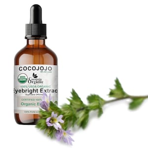 Organic Eyebright Extract: USDA Certified Alcohol-Free Pure Drops