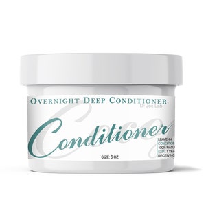 Overnight Deep Conditioner For Natural Hair – Moisturizes, Detangles, and Control Frizz – Deep Conditioner For Hair