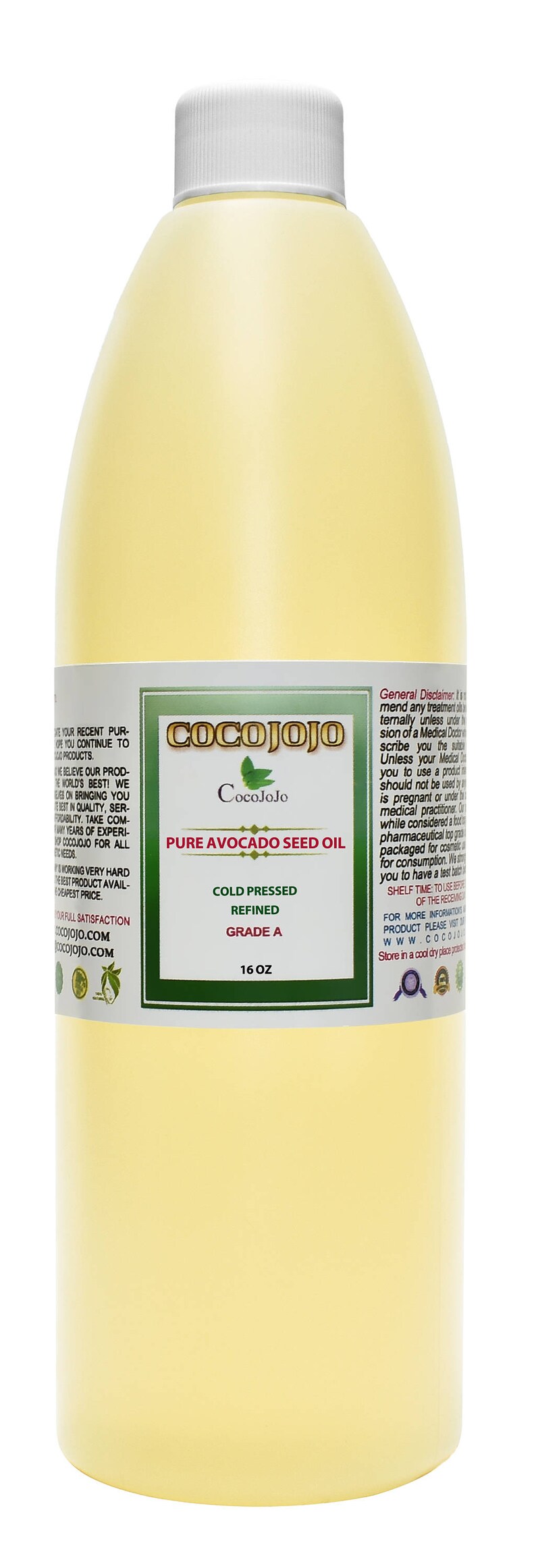 Avocado Seed Oil 100 Pure Refined Filtered Unscented Etsy