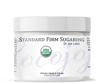Organic Sugaring USDA Certified Natural Wax Paste Body Hair Removal 10 OZ Easy No Strips Needed By Hand Bikini Brazilian Underarm Men Women