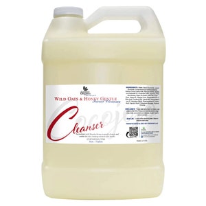 Wild Oats & Manuka Honey Facial Cleanser: Gentle, Vegan, Radiant Glow DIY Skincare (1 Gal)