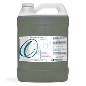 Pure Green Coffee Oil for Glowing Skin & Strong Nails - Made in the USA