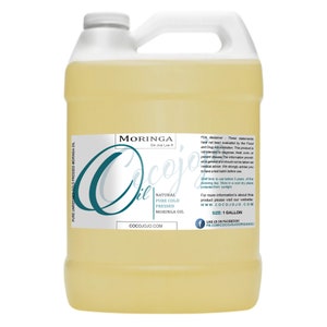 Moringa Seed Oil | Pure Ethically Sourced Non-GMO Cold Pressed Oleifera Bulk Wholesale Carrier for Cosmetic Formulation DIY Soap Cream