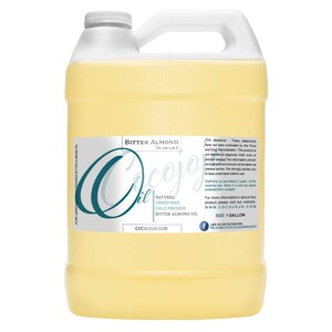 Olio di mandorle amaro da 128 fl oz - Puro, non raffinato, spremuto a freddo