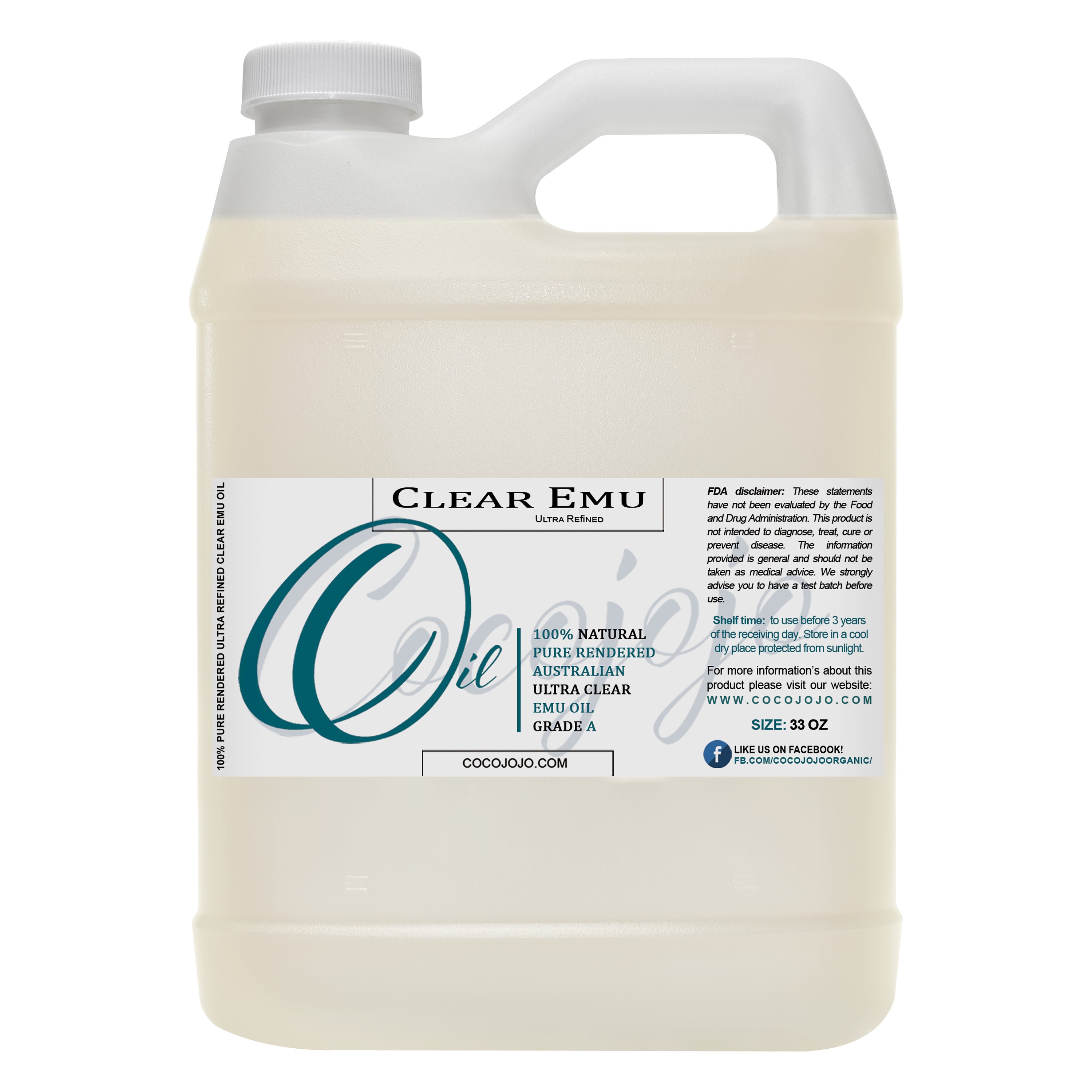Emu Oil 100% Pure Ultra Clear Extra Refined Filtered - Etsy