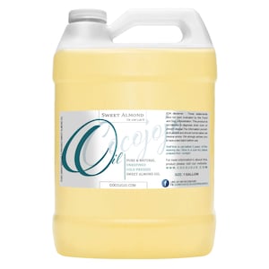 Luxurious Almond Oil for Your Daily Beauty Routine - Unrefined, Non GMO, Vegan, Bulk Carrier Oil