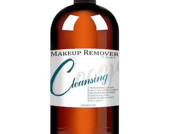 Cleansing Makeup Remover: Natural Lavender, Jojoba, Vitamin E, Moisturizing Face Cleanser (32oz)