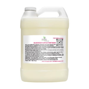 Glucoside Surfactant Base - All in One DIY Shampoo Facial Cleanser Package - Natural Gentle Mild Foaming - Cosmetic Soap Wash Bulk Wholesale