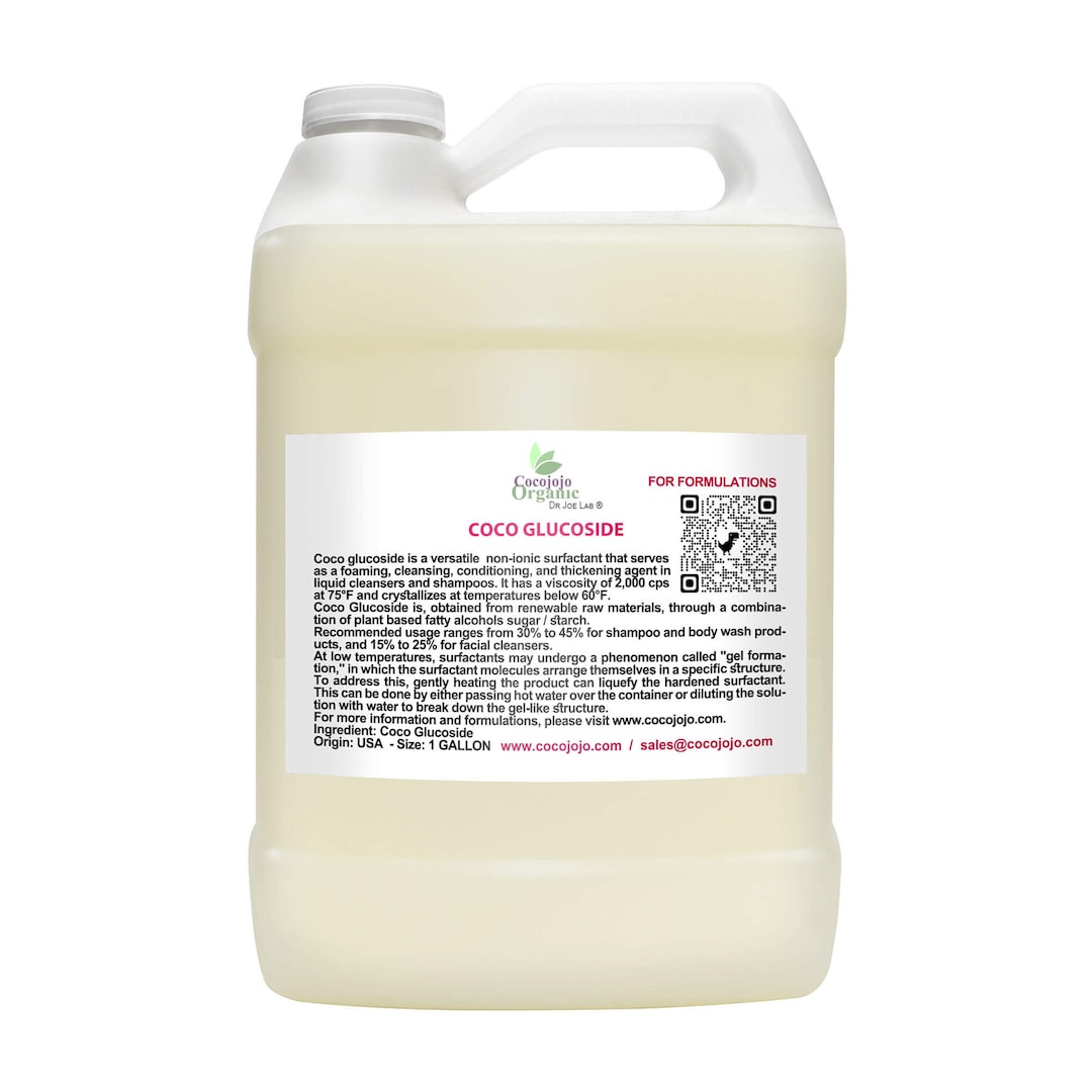 Coco Glucoside Surfactant Natural Foaming Cleanser Plant Derived