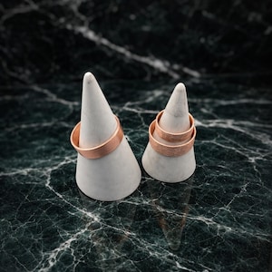 Light Minimalist Ring Holder Set | Handcrafted | Gift for him