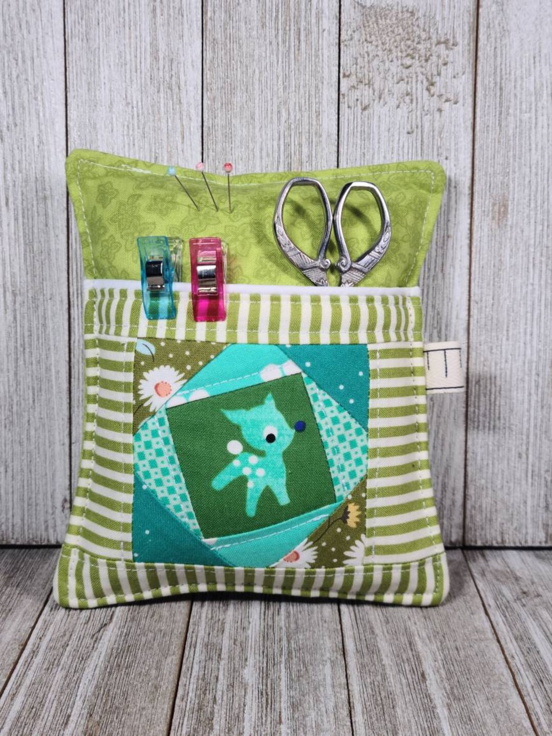 Deluxe Pincushion Pincushion Pincushion With Pocket Gift Etsy