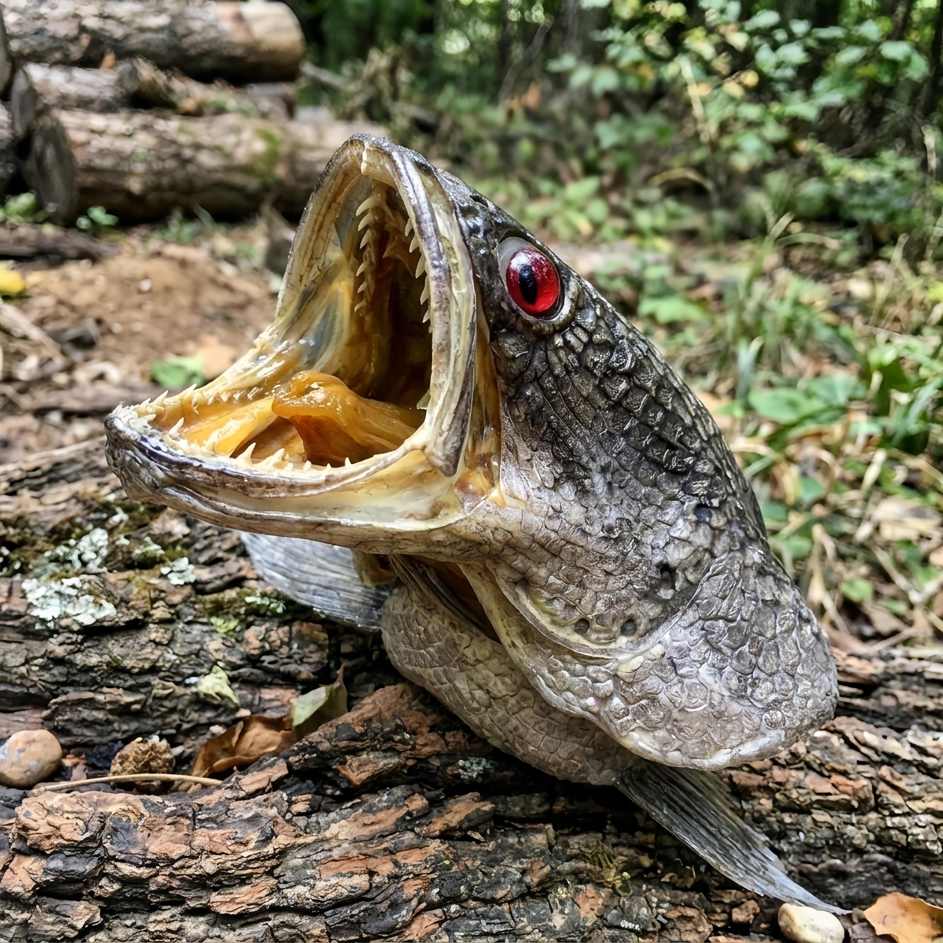 Taxidermy fish head - Etsy 日本