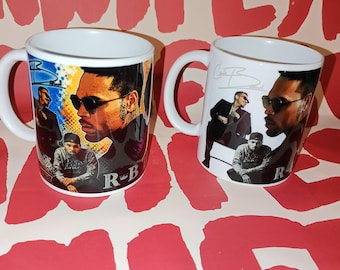Chris Brown Usher Raymond R&B Tour Signature Watercolors Pop Art Drinkware CoffeeTea Mug
