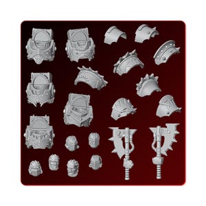 Crimson Butcher Assault Guard – Heavy Exo Armour (28mm Sci-Fi Proxies)