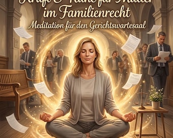Meditation für Mütter: Kraft und Ruhe im Sorgerechtsstreit - Hilfe bei Trennung & Termin im Familiengericht - 6 Min. MP3 Sofort-Download
