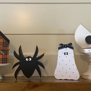 Halloween Ghost, Spider, House, Great for Tier Trays, Shelfs, and ...