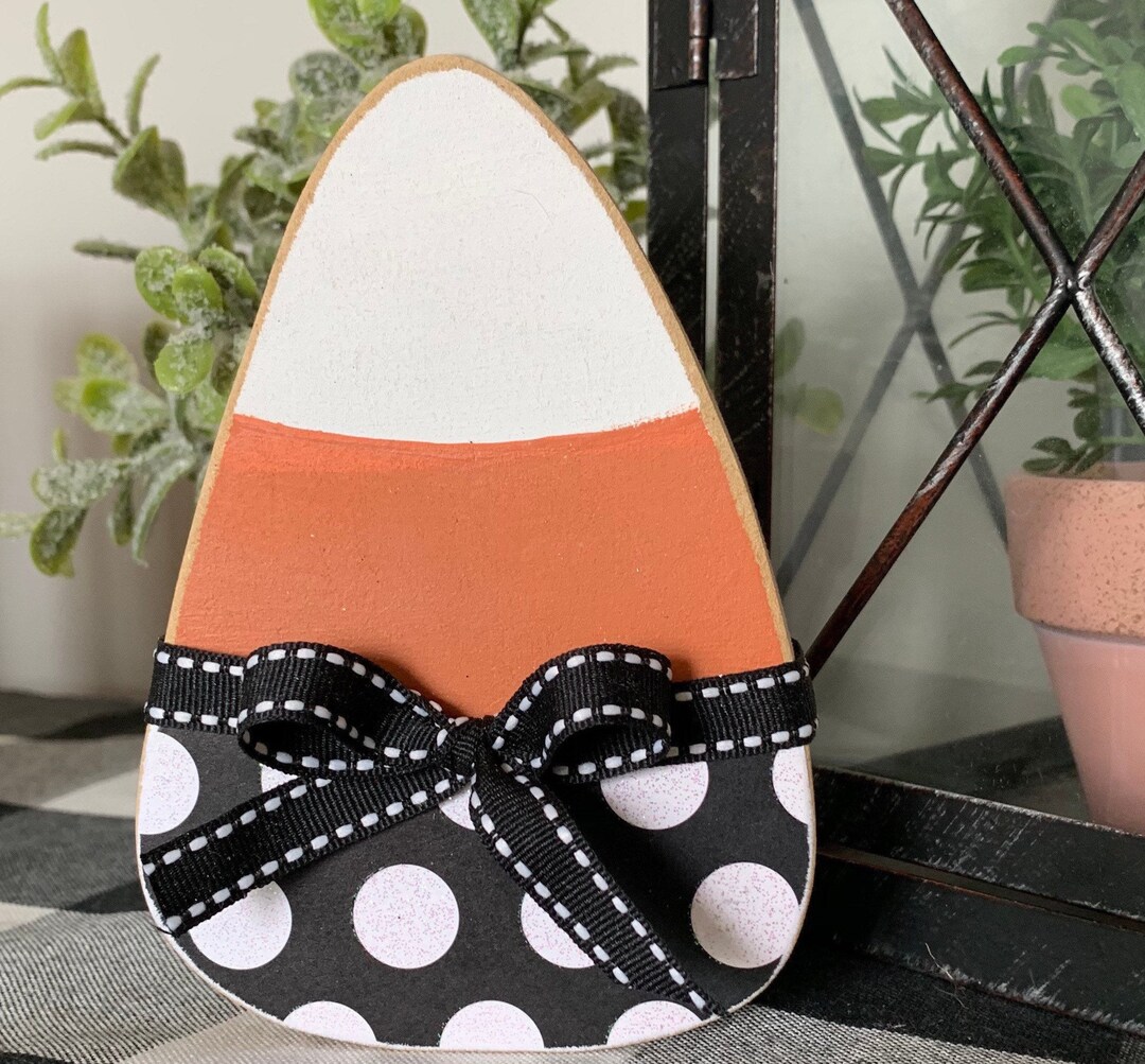 Candy Corn Beads, Halloween Decor, Fall Decor, Tray Decor, Farmhouse - View #3