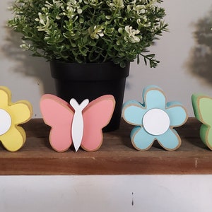 Flowers and Butterflies - Great for Spring and Summer Choose your colors!