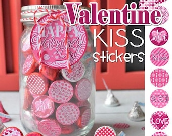 Afdrukbare items Valentijnsdagkus