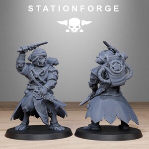Carroñeros Abrasadores / Miniaturas de resina Station Forge 16k / 28 mm 32 mm Juegos de guerra de mesa / Sin pintar imagen 5