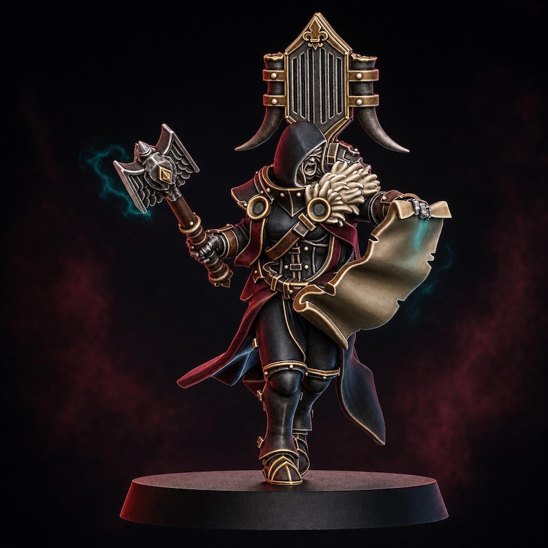 Stormpride Pride Caller | 16k Resin Miniatures | 28mm 32mm Tabletop Wargaming | Unpainted 画像 1
