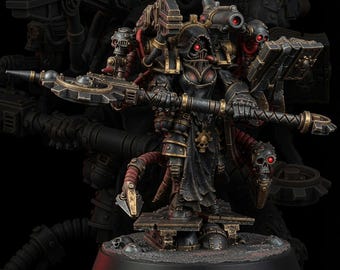 Mechanist Dominator | 16k Resin Miniatures | 28 mm 32 mm Tabletop Wargaming | Ongeverfd