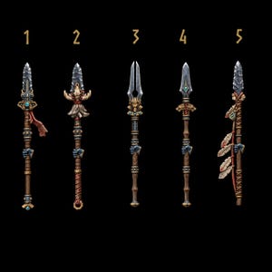 Primal Hounds - Spears - 16k Resin - GreyTide Studio - Wolves / Space Warriors / Bitz / Tabletop / Wargaming / Grimdark imagen 1