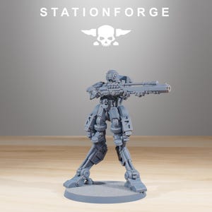 Scavenger Wayfarer Part 1 | Station Forge 16k Resin Miniatures | 28mm 32mm Tabletop Wargaming | Unpainted image 5