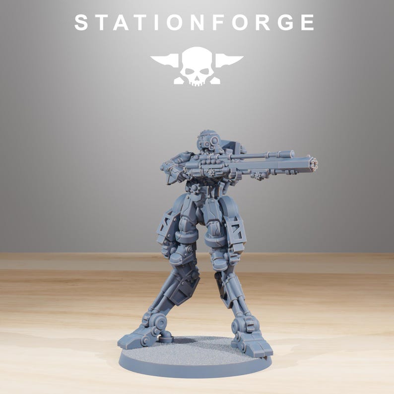 Scavenger Wayfarer Part 1 | Station Forge 16k Resin Miniatures | 28mm 32mm Tabletop Wargaming | Unpainted image 5