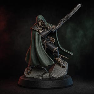 Berserker des Blackhide-Stammes | 16k Resin-Miniaturen | 28 mm/32 mm Tabletop-Wargaming | Unbemalt Bild 1