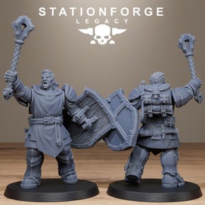 Legacy Solaris Smitebreakers | Station Forge 16k Resin Miniatures | 28mm 32mm Tabletop Wargaming | Unpainted image 6